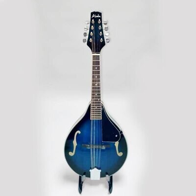 Koda A Style Mandolin, Spruce Top, Linden B&amp;S, Maple Neck, Adjustable Bridge, BLUE BURST
