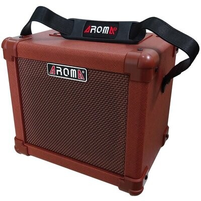 Amp, Aroma 10W Acoustic Guitar Amplifier - BROWN