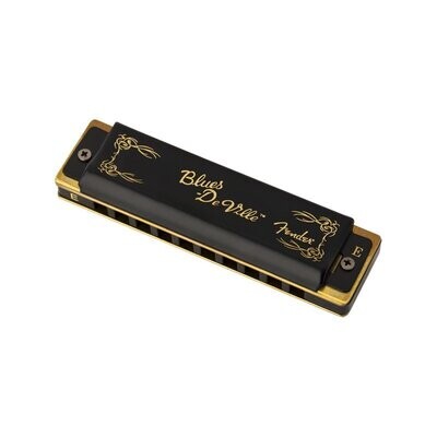 Fender E Harmonica, Blues DeVille Diatonic 10-hole Harmonica with Case