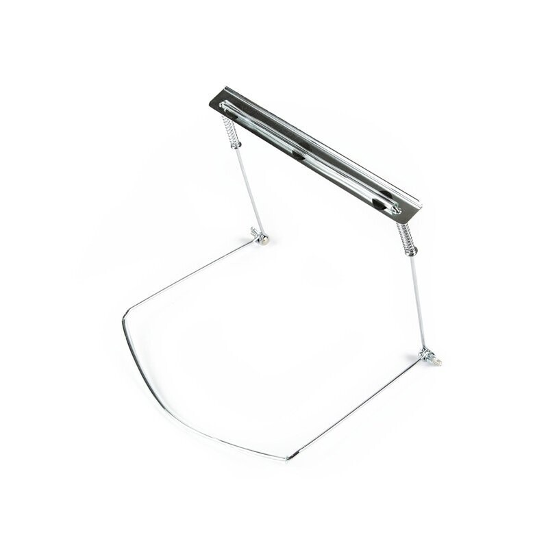 Fender Harmonica Holder, Lightweight Sturdy Stainless Chrome-plated Steel, Adjustable Neck Brace