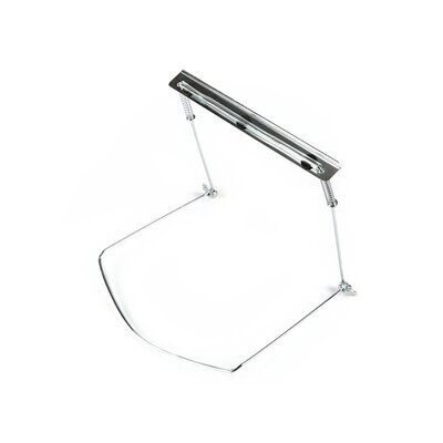 Fender Harmonica Holder, Lightweight Sturdy Stainless Chrome-plated Steel, Adjustable Neck Brace