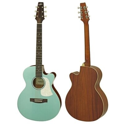 Aria FET-R1 Electro-Acoustic Guitar, Aqua Marine