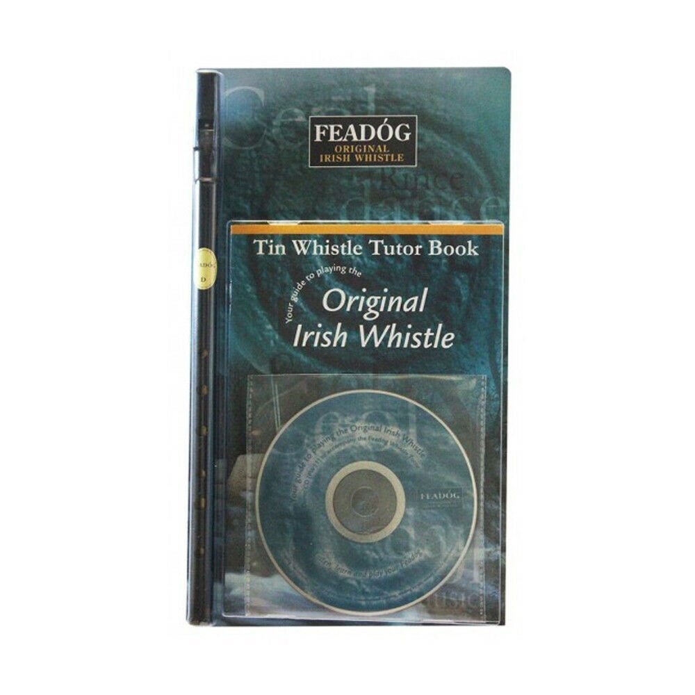 Feadog Black D  Irish Tin Whistle - TRIPLE PACK