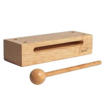 Koda 2.5x7&quot; (6x17cm) Wood Block Oak with Beater, for Irish Drums