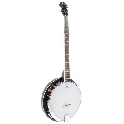Koda FBJ25, 5 String Banjo, 24 Brackets, 22 Fret, Wooden Rim, Mahogany Neck &amp; Resonator, Rosewood Fingerboard