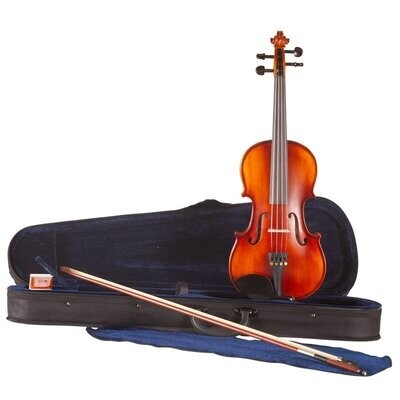 Koda Violin for Advanced Student , 4/4 Size Fiddle, Antique Brown Matt Finish, Comes