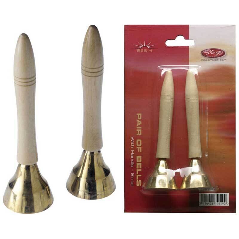 Stagg BES-H Pair of Bells with Wood Handle