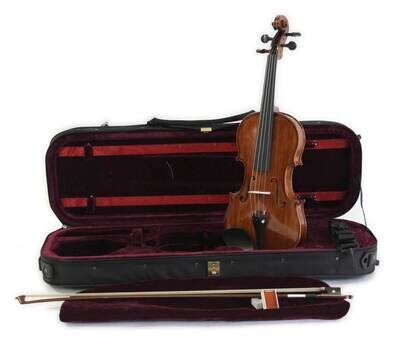 Violin, Koda High Quality 4/4 Size Violin with Case, Bow and Rosin, Natural