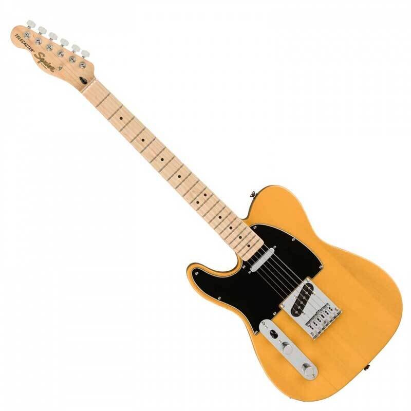 Squier Affinity Telecaster Left-Handed MN Electric Guitar, Butterscotch Blonde