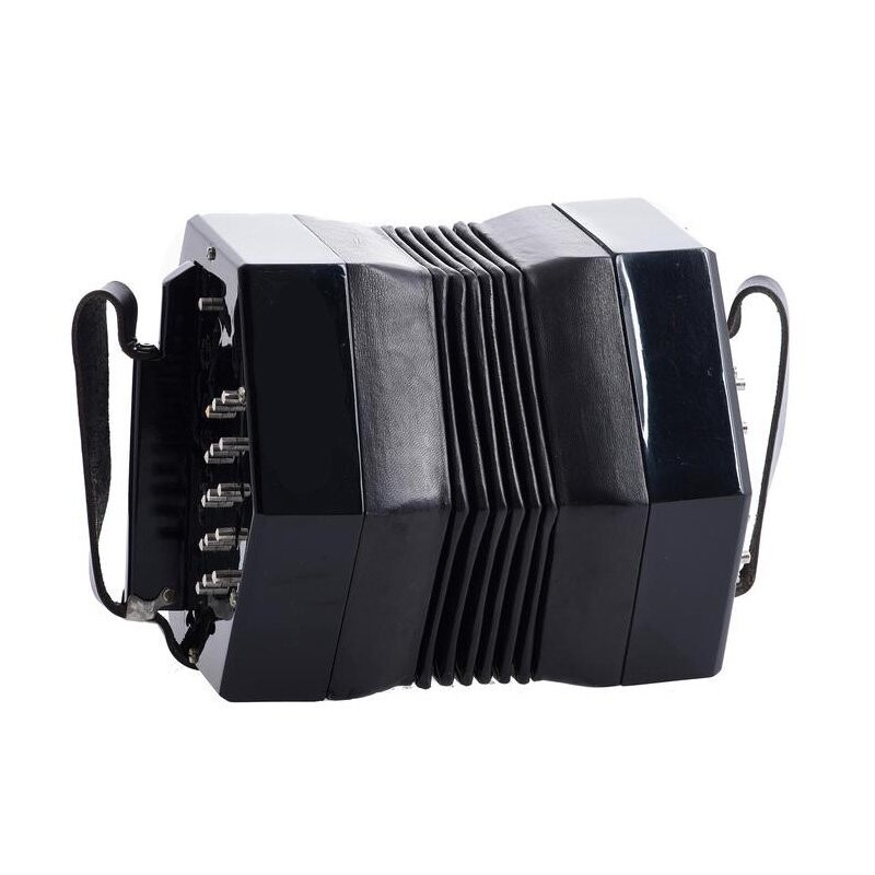 Stagi W15LN Professional Concertina, Black Finish