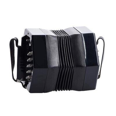 Stagi W15LN Professional Concertina, Black Finish