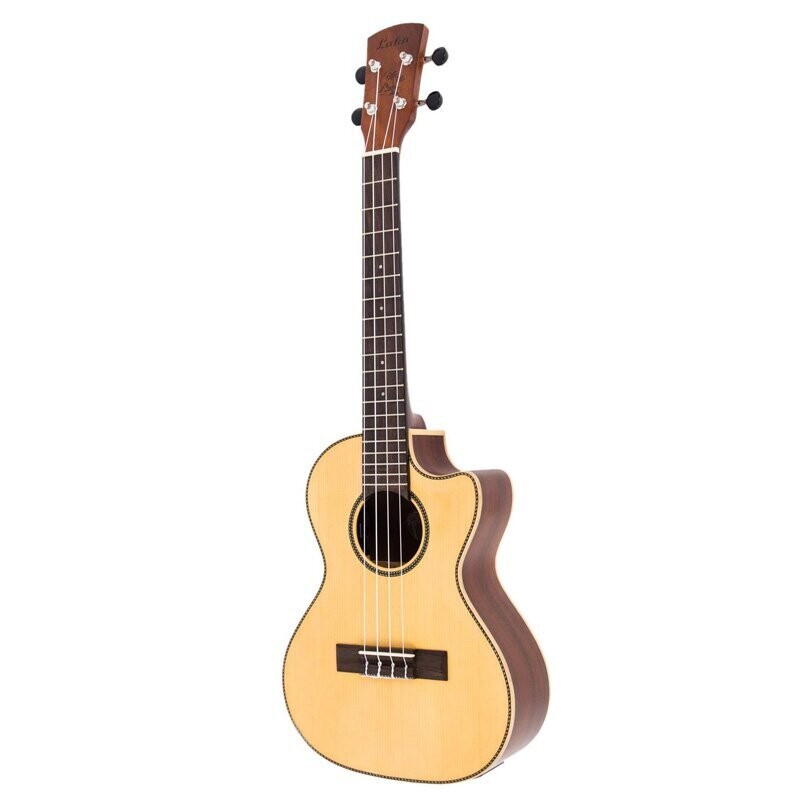 Laka VUT80EA Tenor Electro Acoustic Ukulele, Sitka Spruce