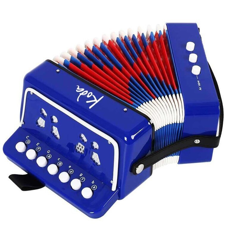 Accordion, Koda HC103A Child 7 Button Accordion - BLUE