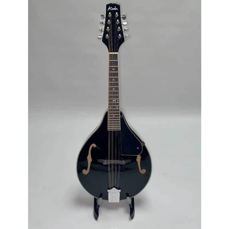 Koda A Style Mandolin, Spruce Top, Linden B&amp;S, Maple Neck, Adjustable Bridge, BLACK