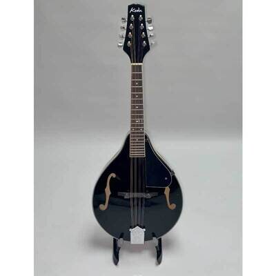 Koda A Style Mandolin, Spruce Top, Linden B&amp;S, Maple Neck, Adjustable Bridge, BLACK