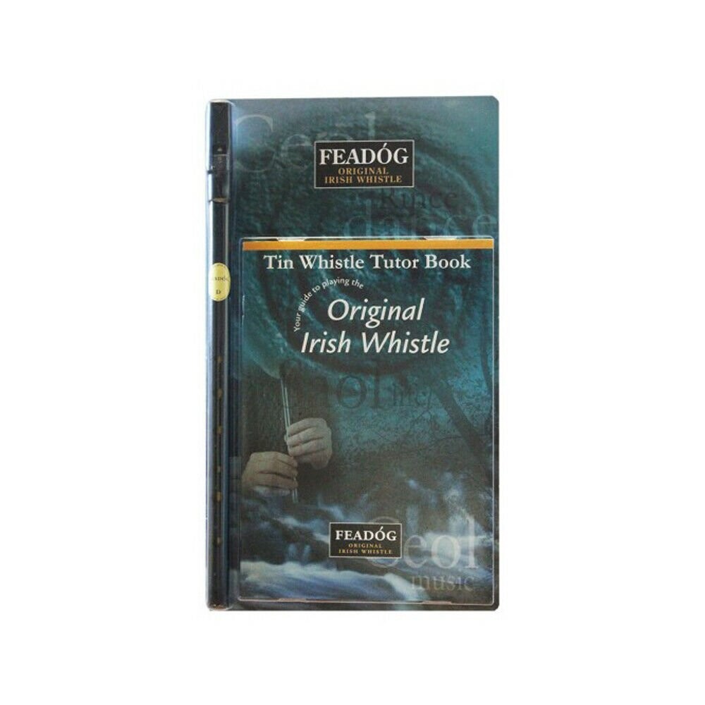Tin Whistle Feadog Black D Irish Whistle - DOUBLE PACK