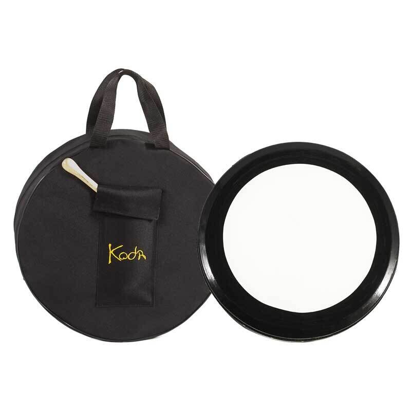 Koda 16â€x4â€ Tuneable Irish Bodhran, Ashwood Frame, PLAIN Design