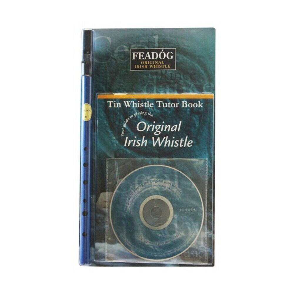 Feadog Blue D Irish Tin Whistle - TRIPLE PACK