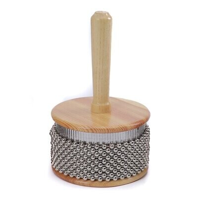 Koda 3.5x7&quot; (9x18cm) Mini Wooden Cabasa, Natural Finish