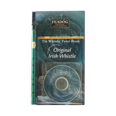 Feadog Green D Whistle - TRIPLE PACK