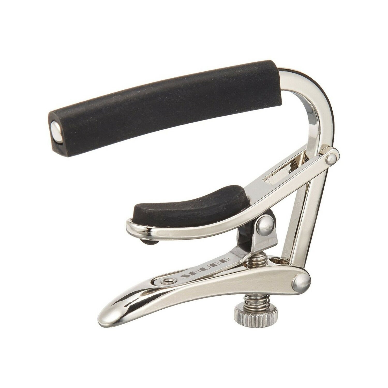 Shubb C1 Steel String Acoustic and Electric Guitar Capo, Polished Nickel