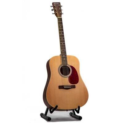 Koda 40&quot; Folk OM Style Acoustic Guitar, Spruce Top, Mahogany B&amp;S, Matt Natural