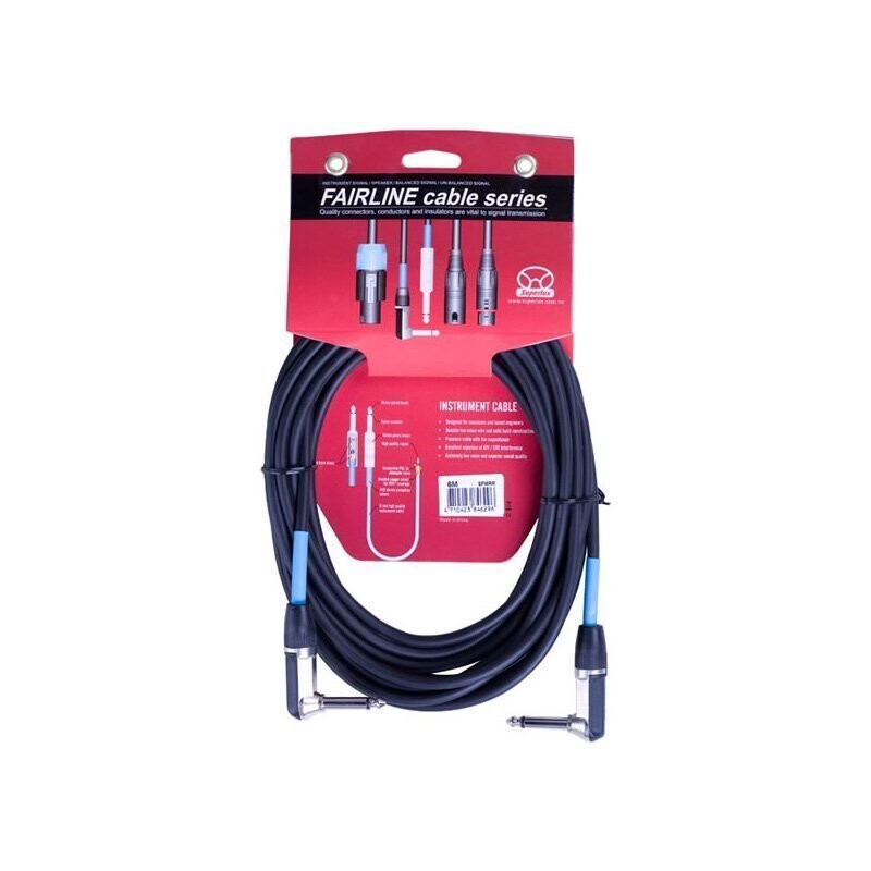 Superlux SFI6RR Cable, 6m Instrument Signal Lead