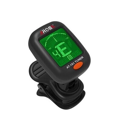Aroma AT101 Tuner, Chromatic, Guitar, Bass, Ukulele, Violin