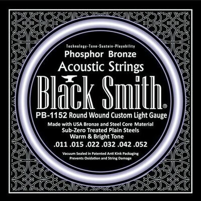 BlackSmith PB1152 Acoustic Strings Phosphor Bronze Custom Light (011 - 052)