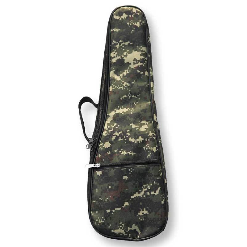 Koda Soprano Ukulele Water Resistant Padded Gig Bag, Army Pattern
