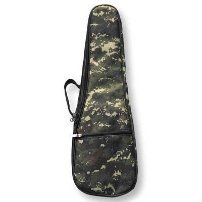Koda Soprano Ukulele Water Resistant Padded Gig Bag, Army Pattern