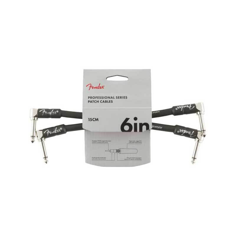 Fender Professional Series 6&quot; (15cm) Patch Cable, Pack of 2