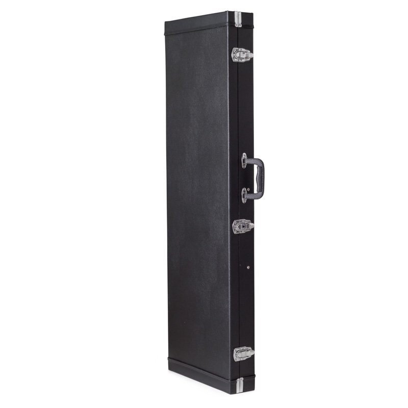 Koda Electric Bass Wooden Case, Square Corner, 7mm black plush interior, BLACK