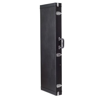 Koda Electric Bass Wooden Case, Square Corner, 7mm black plush interior, BLACK