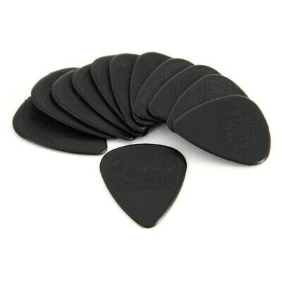 Fender Plectrums, Nylon Charcoal, Heavy Picks, Non-Slip Gripping Surface, Pack of 12