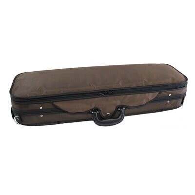 Koda High Quality 4/4 Size, Light Weight Foam Violin Case - BROWN