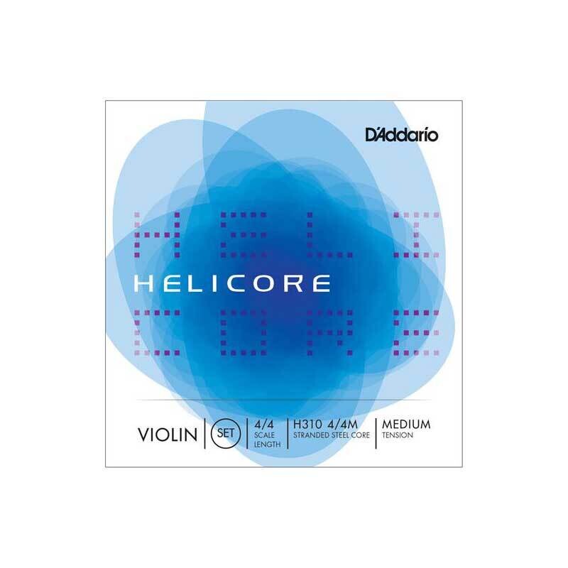 D&#39;Addario H310 Helicore  4/4 Size, Medium Tension Violin Strings