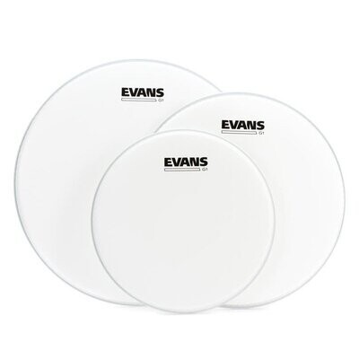 Evans G1 Coated Fusion Tom Drumhead Pack, 10 inch, 12 inch, 14 inch