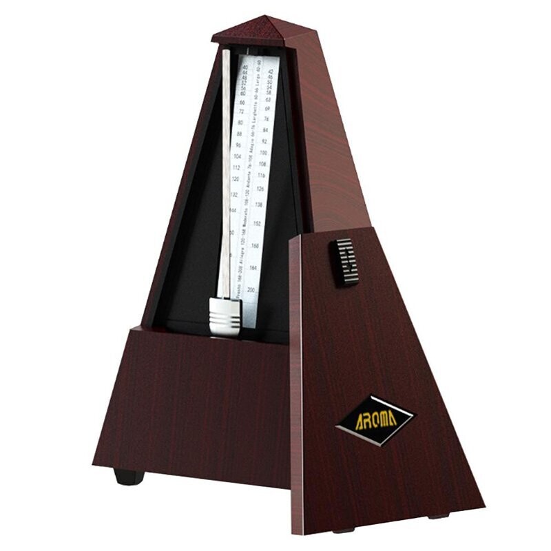 Aroma AM728 Mechanical Metronome, Mahogany