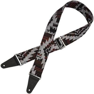 Fender 2&quot; Zion Adjustable Guitar Strap, Black Aztec