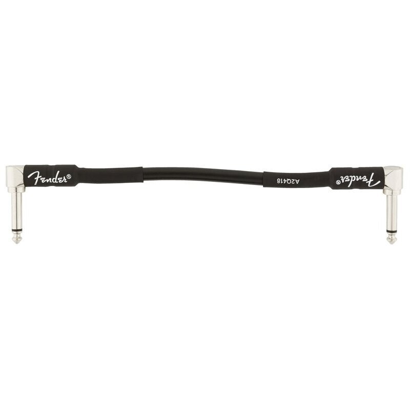 Fender Instrument Cable, 6 INCH Professional Series Lead, 1/4&quot;35 mm Angle Jack Male Cable Ends