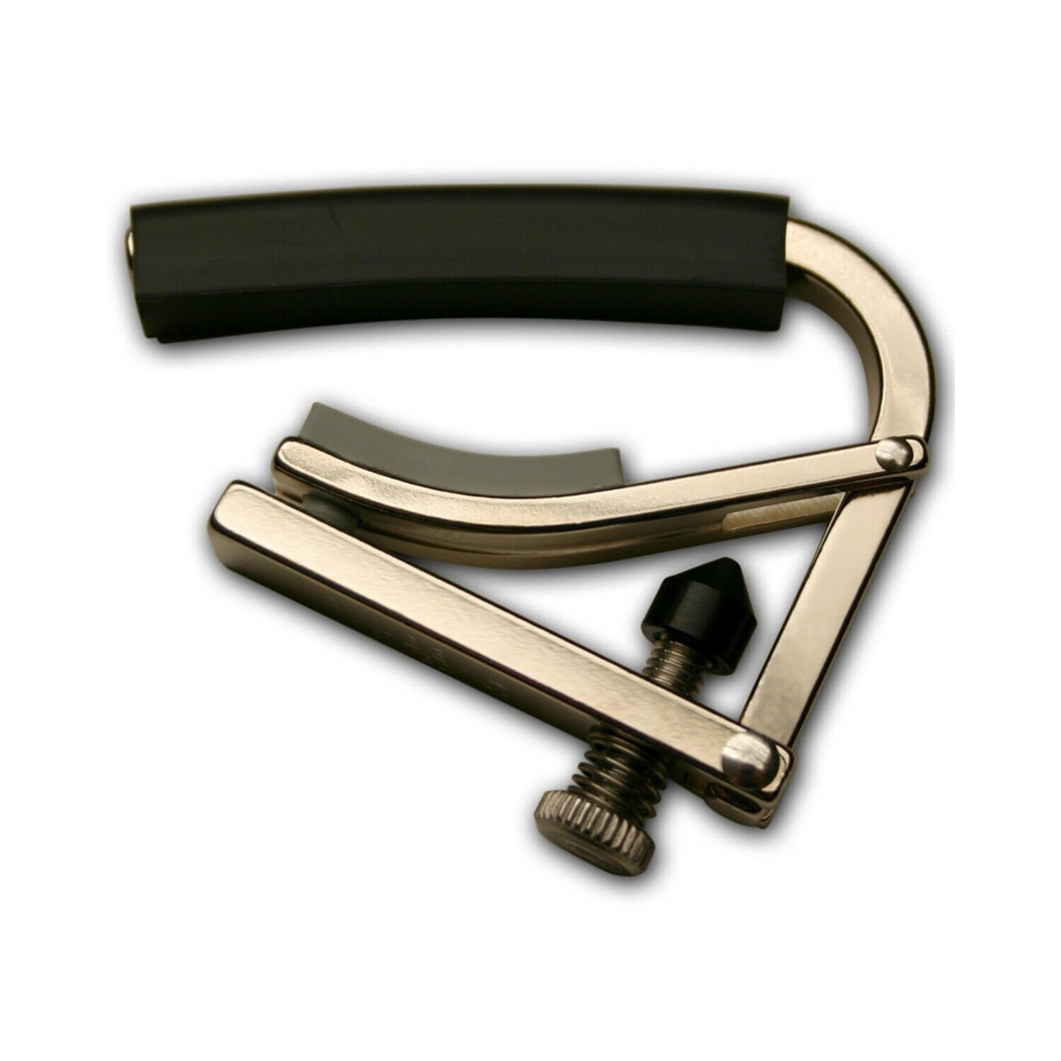 Shubb C4 Radically Curved Electric Guitar Capo, Polished Nickel