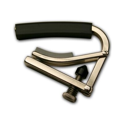 Shubb C4 Radically Curved Electric Guitar Capo, Polished Nickel