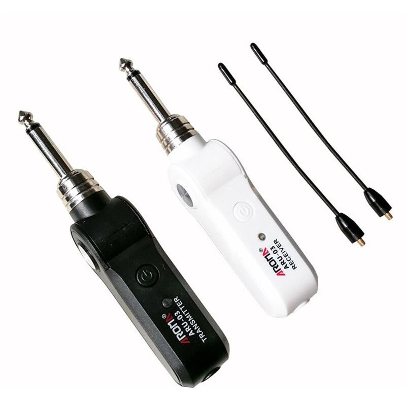 Aroma ARU-03 Wireless Audio Transmission with Receiver Transmitter for Guitar, Bass