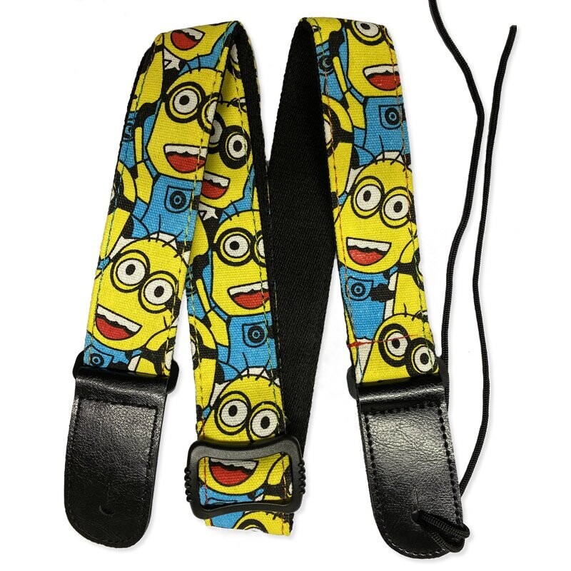 RockYou 1.5&quot; Denim Adjustable Ukulele Strap, MINIONS