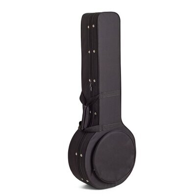 Koda 4 String Tenor Banjo Light Foam Case, 7mm black plush interior, BLACK