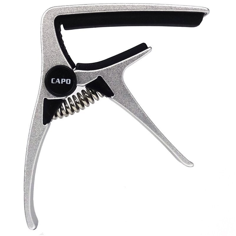Capo, Aroma AC20 Guitar Metal Capo for Acoustic &amp; Electric Guitar - SILVER