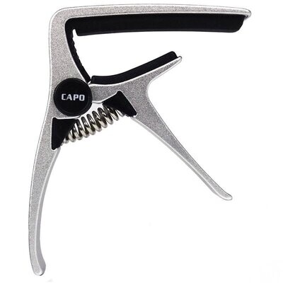 Capo, Aroma AC20 Guitar Metal Capo for Acoustic &amp; Electric Guitar - SILVER