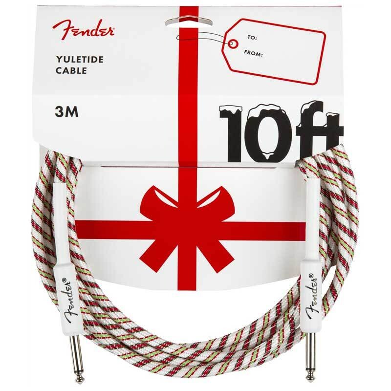 Fender Yuletide Instrument Cable, Straight/Straight, 10FT (3m), LIMITED EDITION