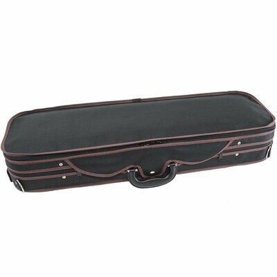 Koda High Quality 4/4 Size, Light Weight Foam Violin Case - BLACK